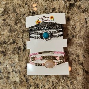 Sunflower Garden Bracelets Bundle Of 2